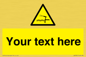 Custom warning water cannon